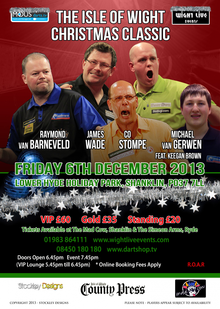 Some of the world’s top professional darts stars are in action at the