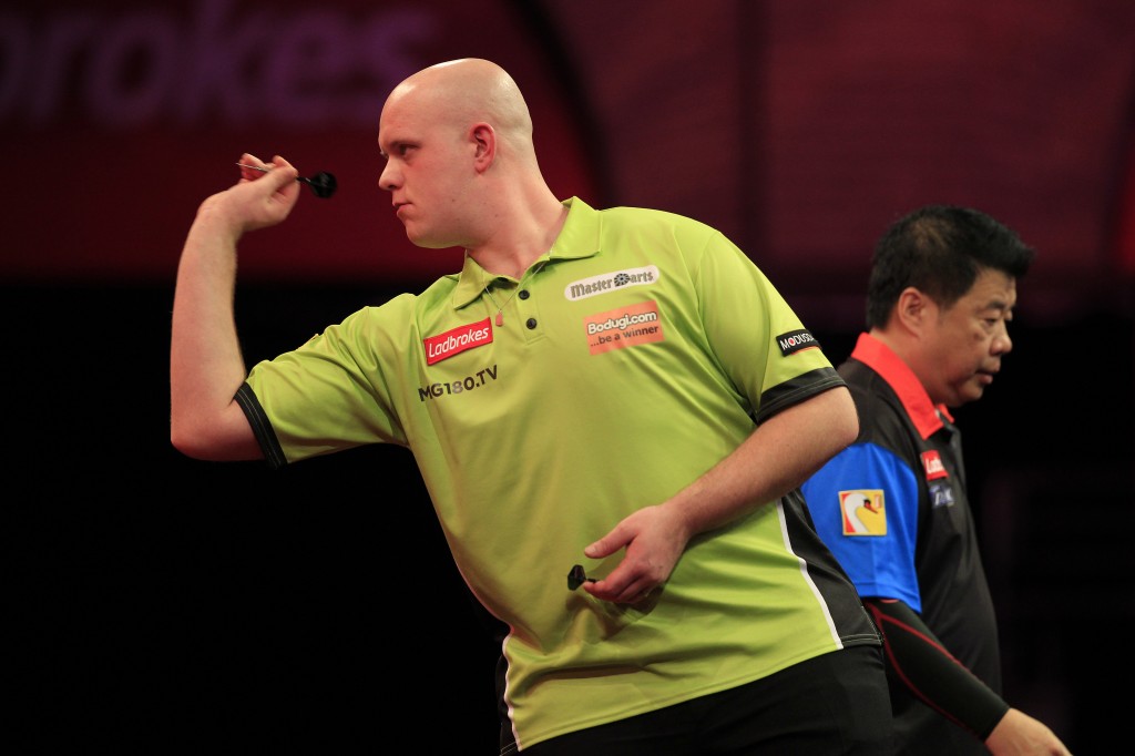 Michael van Gerwen completed a brilliant double by winning both of the
